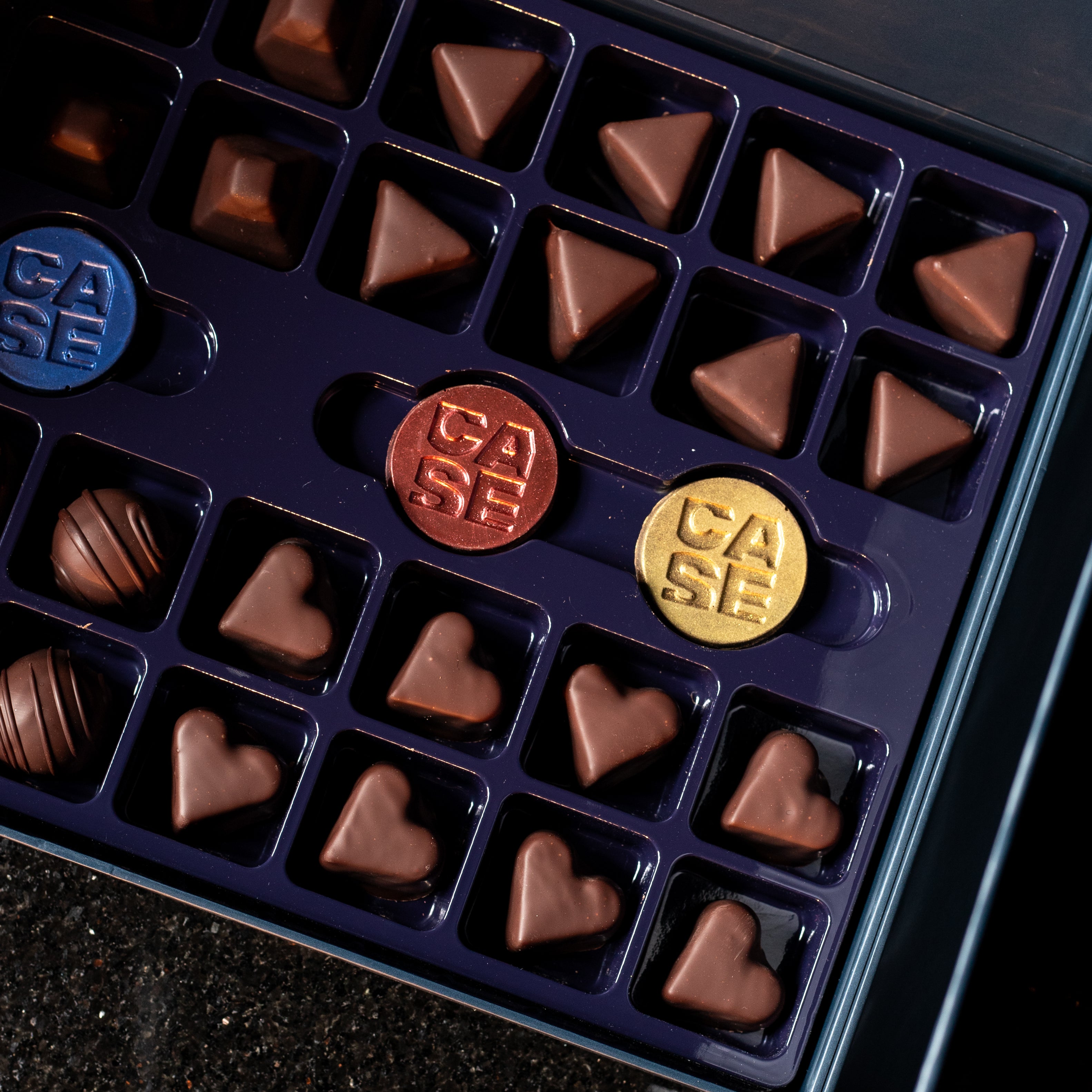 The Dark Collection - Cognac  & Bourbon Chocolates (NEW)